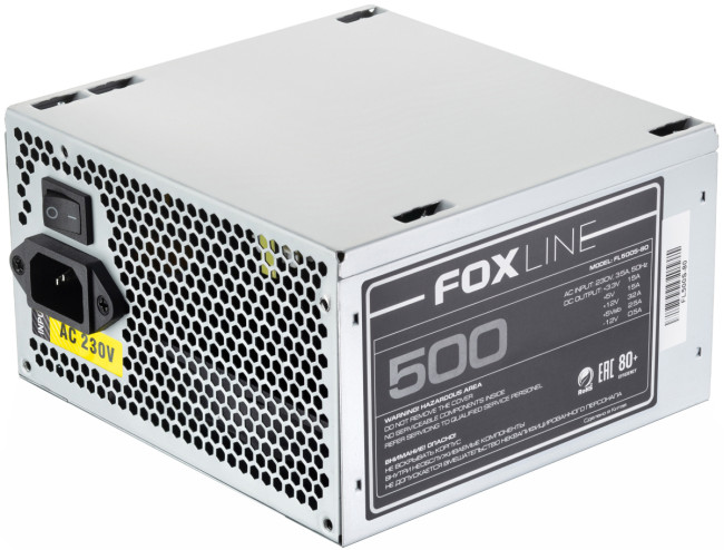 Блок питания 500Вт Foxline FL500S-80