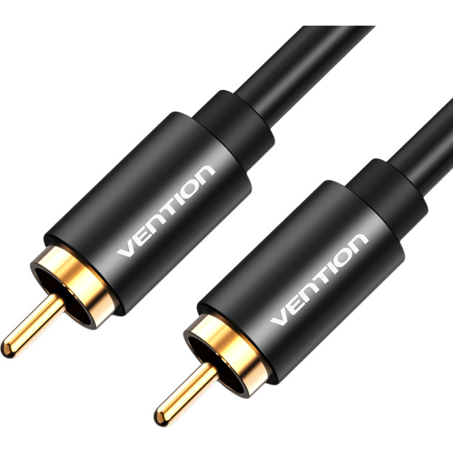 Кабель Vention аудио RCA M/RCA M - 2м Чёрный Кабель Vention RCA(m)/RCA(m) - 2 м (VAB-R09-B200)