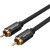 Кабель Vention аудио RCA M/RCA M - 2м Чёрный Кабель Vention RCA(m)/RCA(m) - 2 м (VAB-R09-B200)