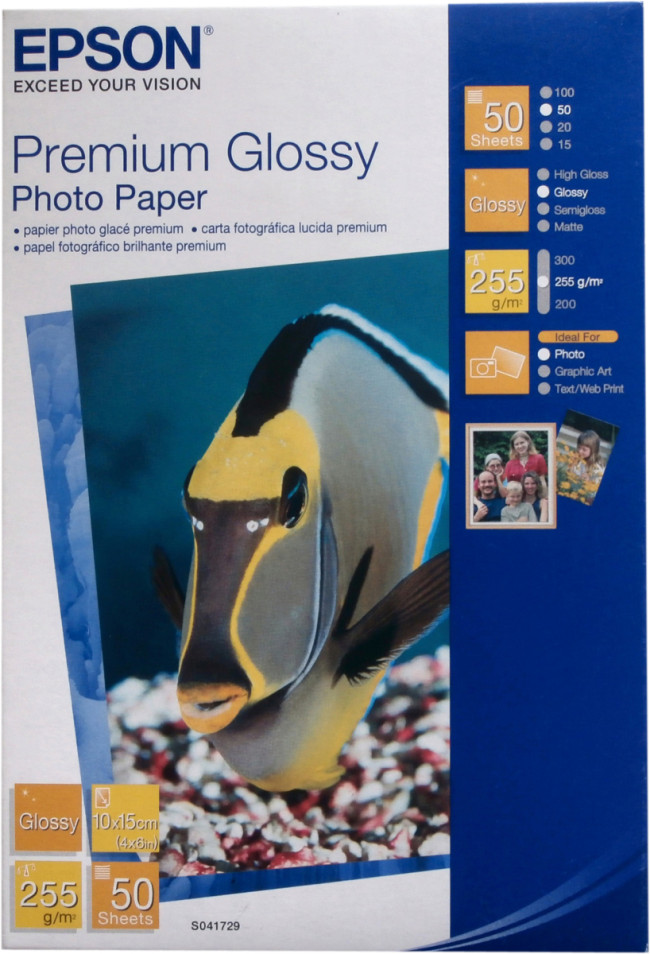 Бумага Epson Premium Glossy Photo Paper (C13S041729)