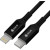 GCR Кабель PREMIUM 3.0m TypeC/Lightning MFI POWER DELIVERY 18 W, быстрая зарядка, черный силикон, AL case черный, черный ПВХ, GCR-53747 Кабель Greenconnect 3 м (GCR-53747)
