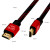 GCR Кабель 1.5m HDMI 2.0, BICOLOR нейлон, AL корпус красный, HDR 4:2:2, Ultra HD, 4K 60 fps 60Hz/5K*30Hz, 3D, AUDIO, 18.0 Гбит/с, 28AWG. GCR-52162 Greenconnect HDMI (m) - HDMI (m) 1.5м