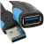 Кабель-удлинитель Vention USB 3.0 AM/AF - 0.5м плоский Кабель-удлинитель Vention USB 3.0 AM/AF - 0.5 м (VAS-A13-B050)
