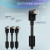 Greenconnect Кабель 0.5m USB 2.0, AM угловой/BM угловой, черный, 28/28 AWG, экран, армированный, морозостойкий, GCR-AUPC5AM-BB2S-0.5m Greenconnect USB 2.0 Type-AM - USB 2.0 Type-BM 0.5м