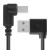 Greenconnect Кабель 0.5m USB 2.0, AM угловой/BM угловой, черный, 28/28 AWG, экран, армированный, морозостойкий, GCR-AUPC5AM-BB2S-0.5m Greenconnect USB 2.0 Type-AM - USB 2.0 Type-BM 0.5м