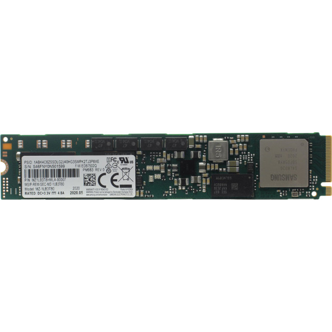 Твердотельный накопитель Samsung SSD PM983, 3840GB (MZ1LB3T8HMLA-00007)