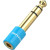 Переходник Vention Jack 3.5 mm F/6,5 mm M Переходник Vention mini Jack 3.5 mm F/Jack 6.5 mm M (VAB-S01-L)