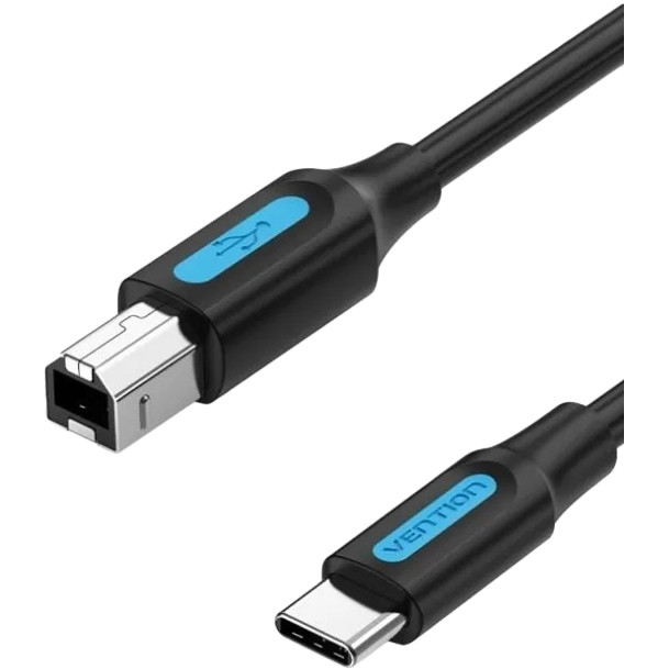 Кабель Vention USB 2.0 Type C M/BM - 2 м. Кабель Vention USB 2.0 CM/BM - 2 м (CQUBH)