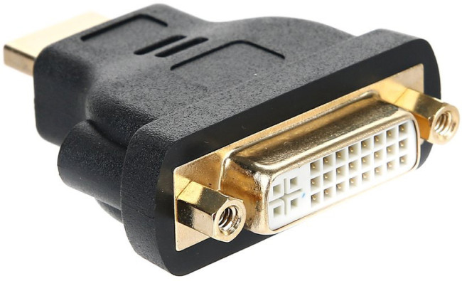 Переходник VCOM DVI-D 25F — HDMI 19M