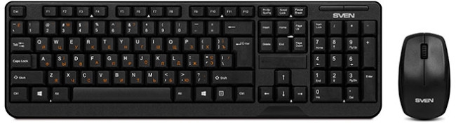 Беспроводной набор клавиатура+мышь SVEN Comfort 3300 Wireless SVEN Comfort 3300