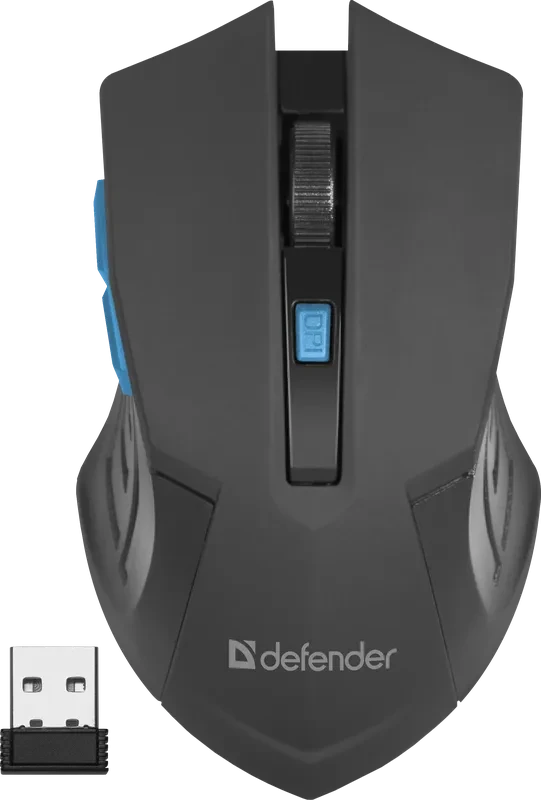 Defender Беспроводная оптическая мышь Accura MM-275 синий,6 кнопок, 800-1600 dpi Defender Accura MM-275 синий,