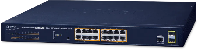 коммутатор Planet GS-4210-16P2S