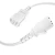 GCR Кабель питания удлинитель 0.5m, С13 - С14, белый, 3*0,75mm Greenconnect GCR-54343