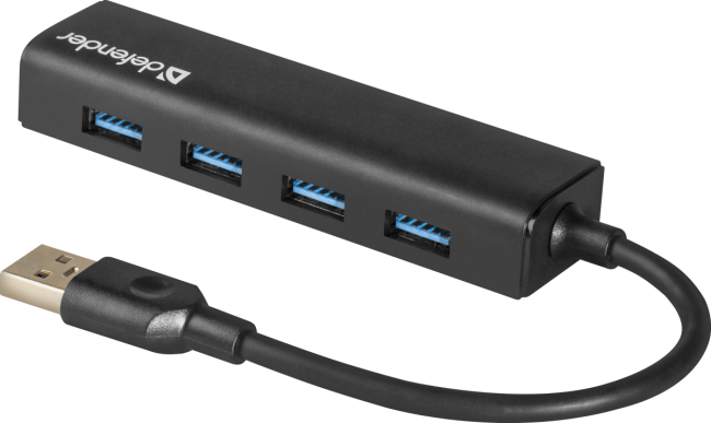 Defender Универсальный USB разветвитель Quadro Express USB3.0, 4 порта Defender Quadro Express USB3.0