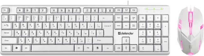 Defender Проводной набор Motion C-977 RU,белый,полноразмерный,1.8м Defender 45977