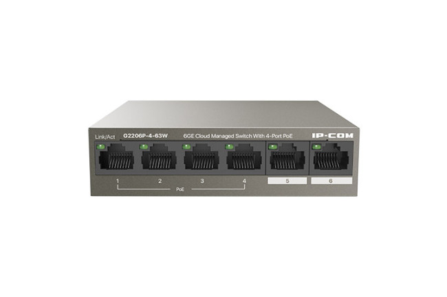 Неуправляемый PoE коммутатор Tenda G2206P-4-63W