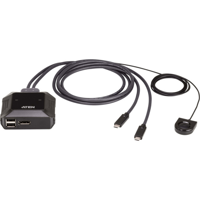 2-Портовый 4K USB-C переколючатель с пультом ДУ ATEN US3312